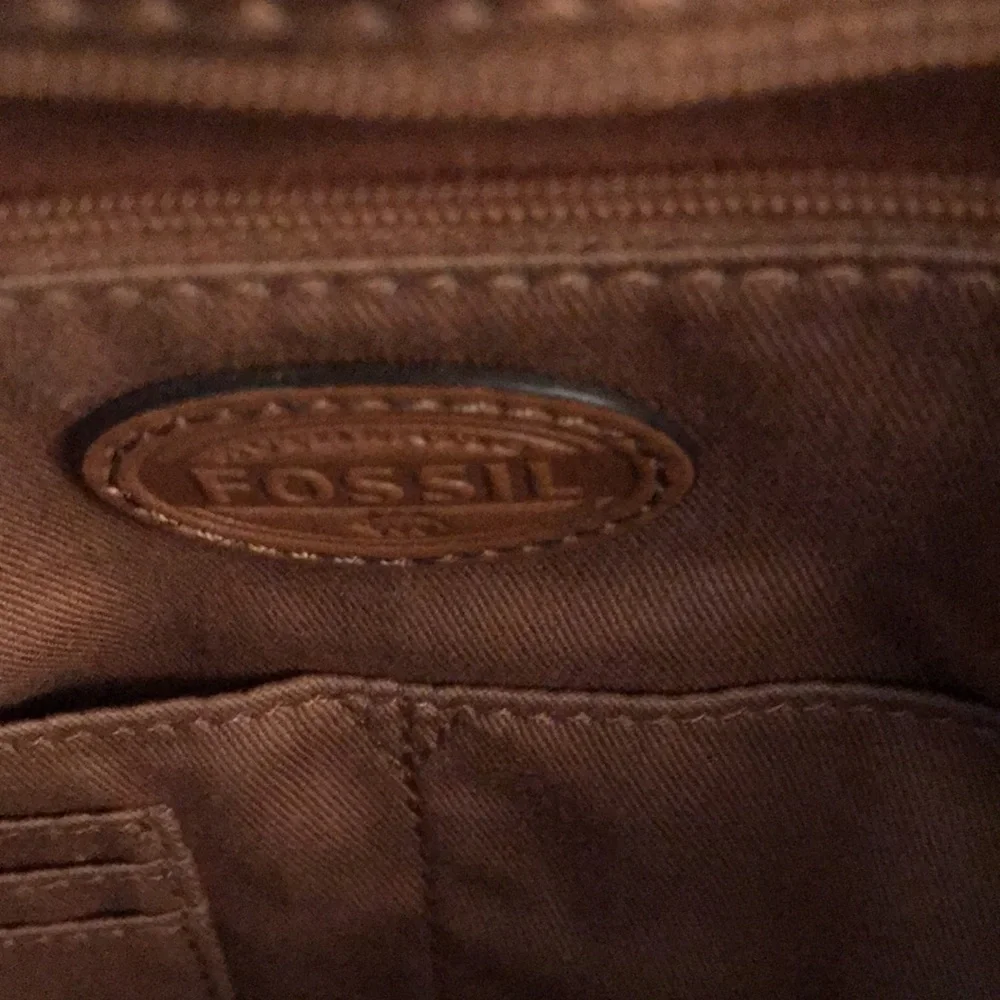 Tan Leather Fossil Bag - Picture 6 of 7